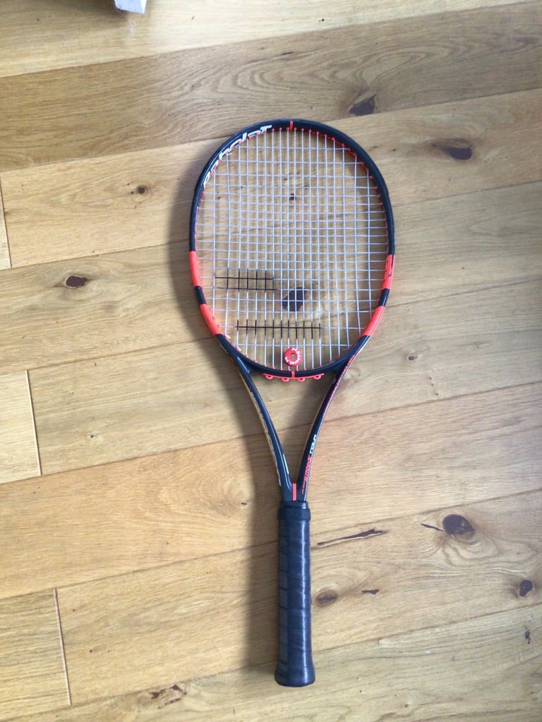 Babolat Pure Strike Tour Tennis Racket. Grip 4. New Luxilon Restring 