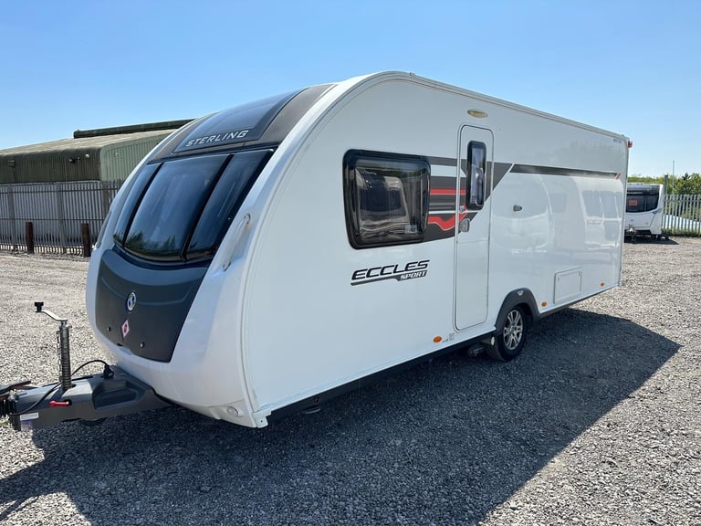 2014 STERLING ECCLES 584 FIXED TRANSVERSE ISLAND BED 4 BERTH + MOVER 