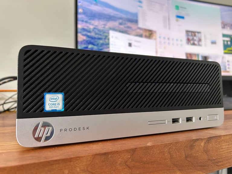 image for Windows 11 Pro HP ProDesk 400 G5 Intel 8th Gen 6 Core i5-8500 256GB NVMe SSD 8GB RAM Desktop PC