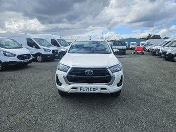 2021 ON 71 PLATE TOYOTA HILUX ICON D-4D 4WD DOUBLE CAB 150BHP 2400CC PICKUP ULEZ