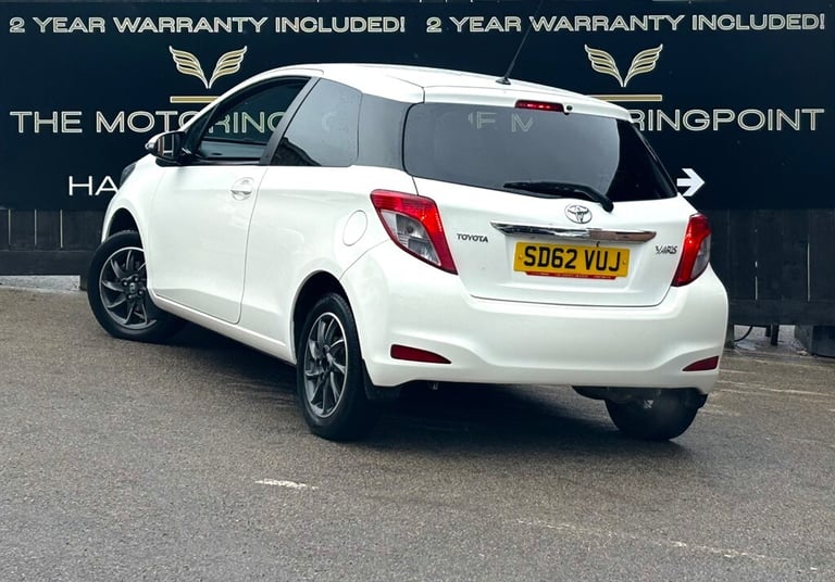 2012 Toyota Yaris 1.0 VVT-i Edition 3dr Hatchback Petrol Manual