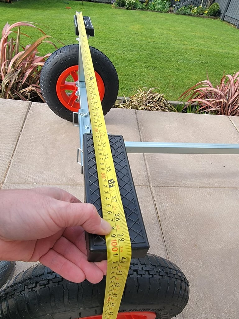 Folding portable kayak or boat trailer.