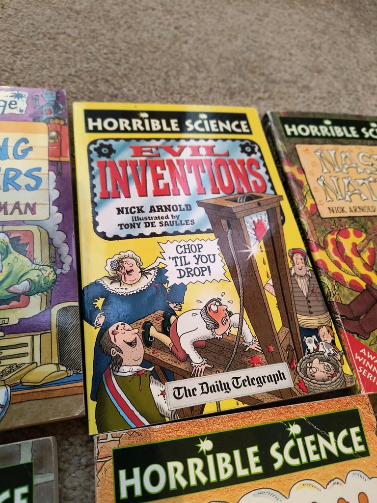 Horrible science, Horrible Geography and Histories , The Knowledge and Murderous Maths