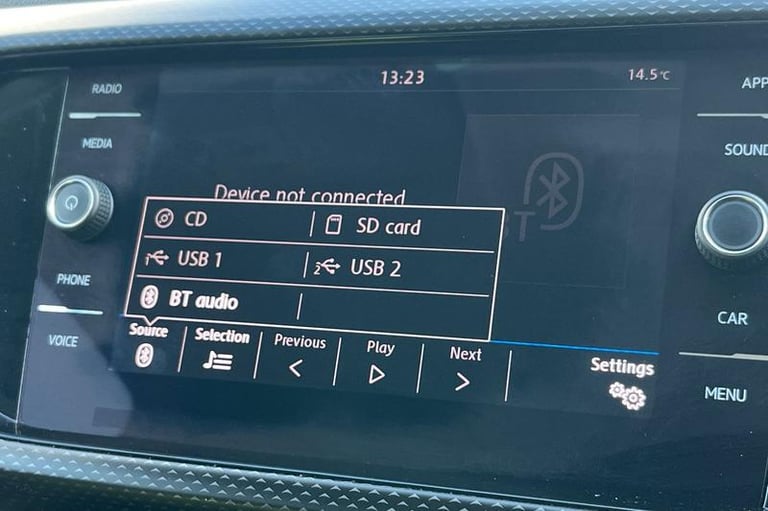 2021 Volkswagen T-Cross 1.0 TSI 115 SE 5dr APPLE CARPLAY, BLIND SPOT MINITOR (BLIS) Manual Estate...