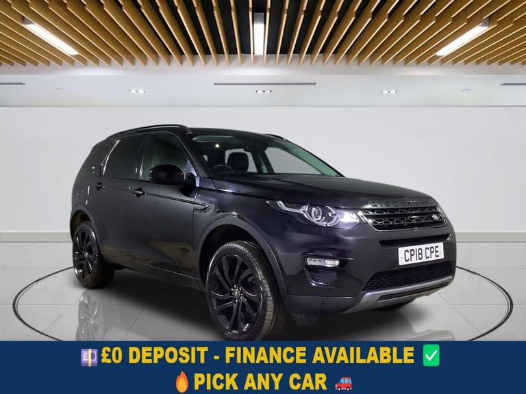image for 2018 Land Rover Discovery Sport 2.0 TD4 HSE Black SUV 5dr Diesel Auto 4WD Euro 6 (s/s) (180 ps) E...