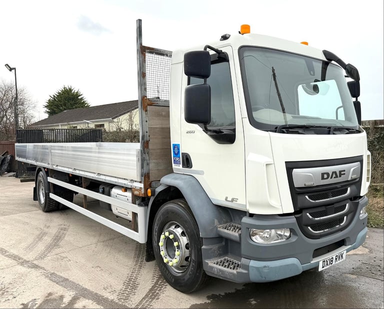 2018 DAF LF55,260 NEW ALLOY SCAFFOLD DOUBLE DROPSIDE 18 TON EURO-6 U-LEZ DAY CAB