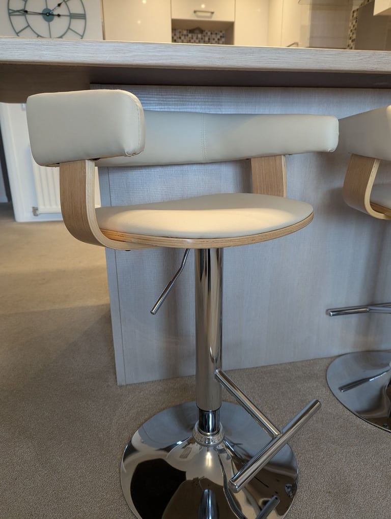 Two kitchen bar stools 