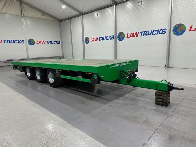 JPM Tri Axle Flatbed Drawbar Trailer