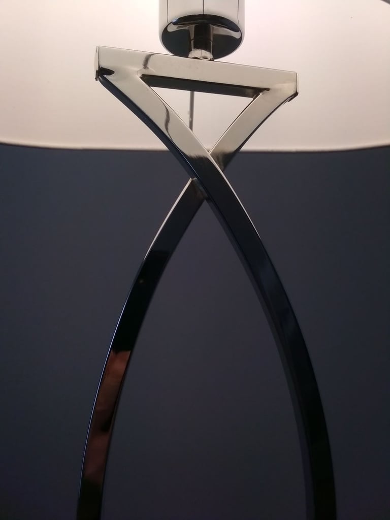 John Lewis Chrome 'Tom' Standard Lamp. Current Stock in JL