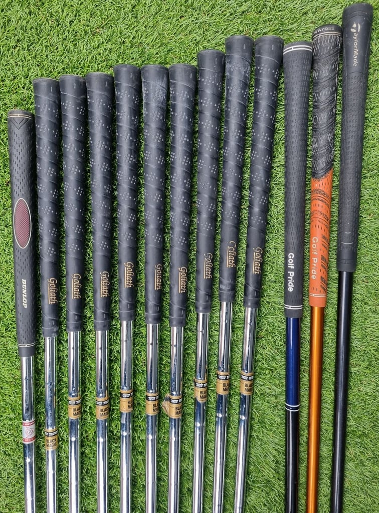 Taylor Made, Nike, Benross, Ben Sayers, Royal 3-SW, Dunlop putter, NIKE stand-bag & EXTRA's