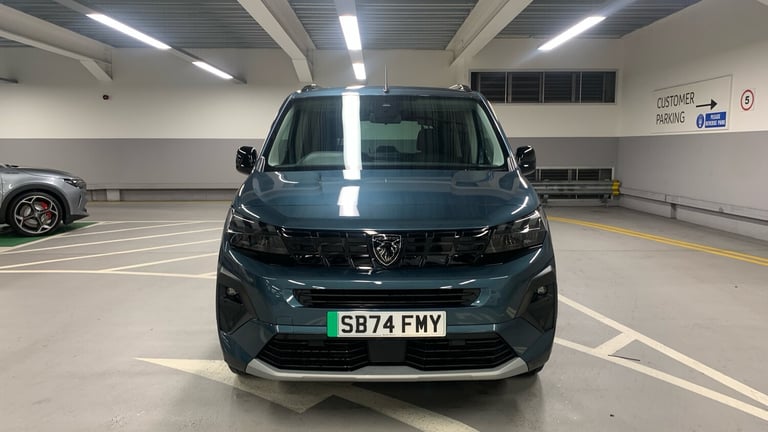 2024 Peugeot Rifter 52kWh GT Standard MPV 5dr Electric Auto (7.4kW Charger) (136 ps) MPV Electric...