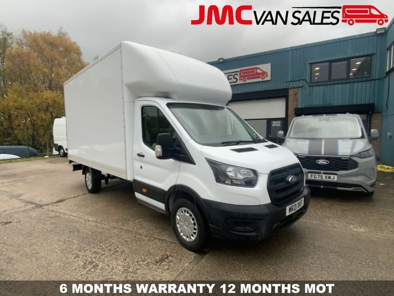 2021 21 FORD TRANSIT 2.0 350 L4 LUTON WITH TAIL LIFT RWD EURO 6 LOW MILES 