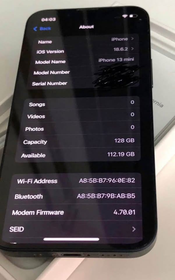 iPhone 13 mini 128gb unlocked