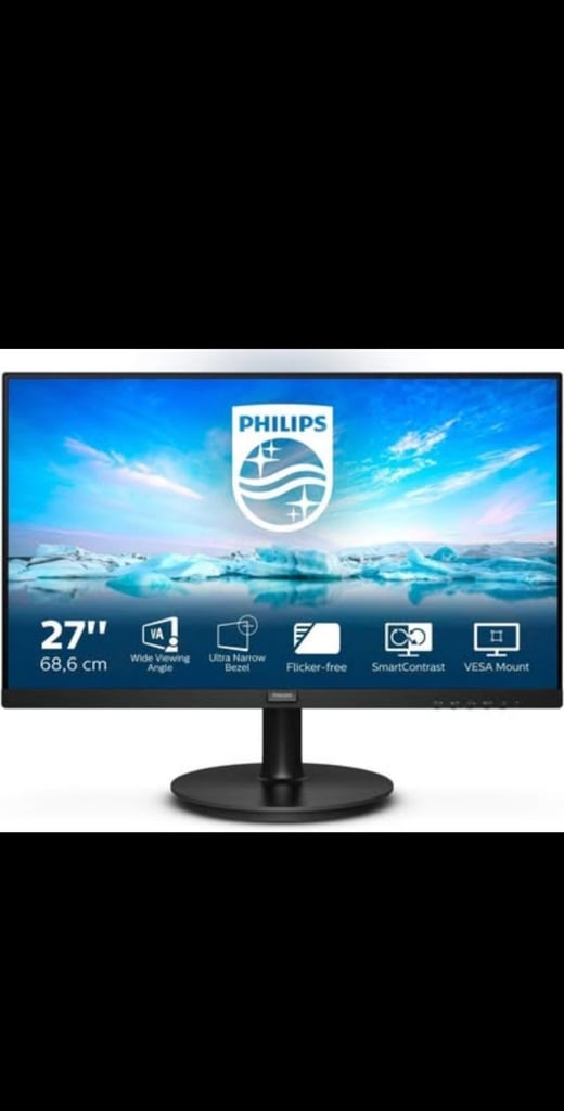 Philips 27” Full HD Monitor – Excellent Condition + FREE Delivery!