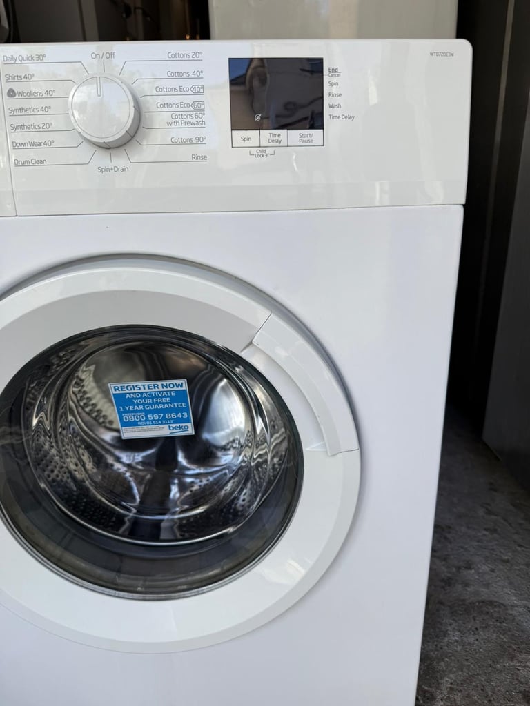 Beko 7kg Washing Machine With Free Delivery N Warranty 