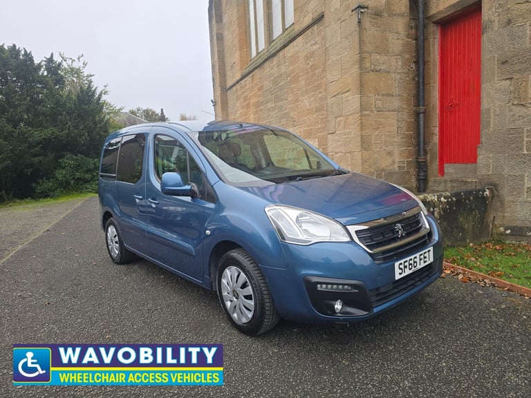 2016 Peugeot Partner Tepee 1.6 BlueHDi 100 Allure = Wheelchair Accessible Vehicle / Wav MPV Diese...