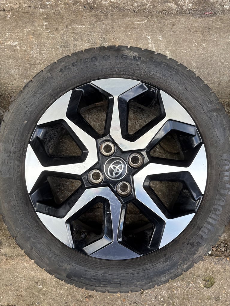 image for TOYOTA AYGO ALLOY WHEELS TYRES