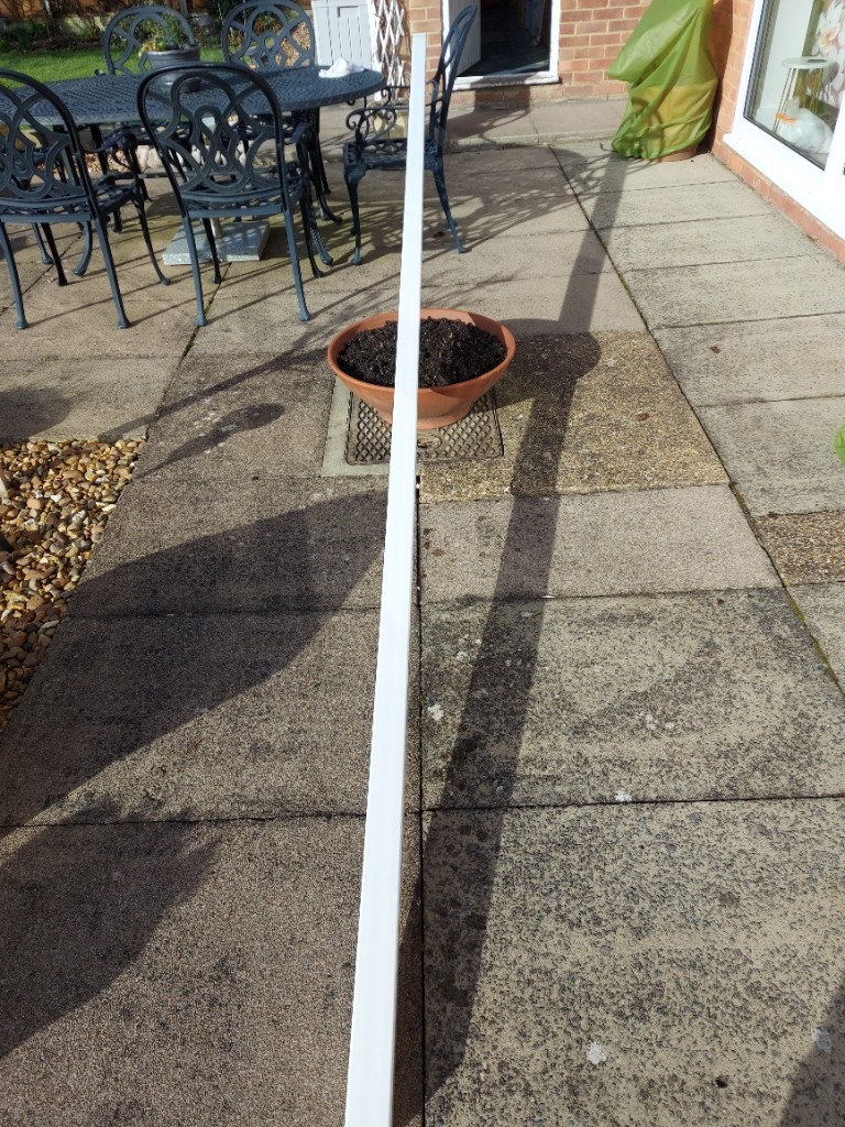 image for Square Rain Downpipe - White