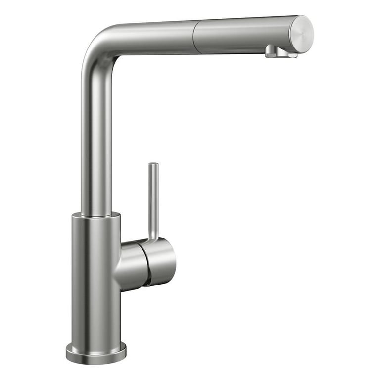 image for Franke Glenda Satin Stainless Steel Right Angled Pull Out Kitchen Tap