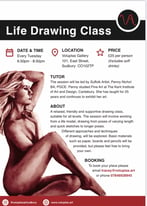 Life drawing classes Sudbury Suffolk