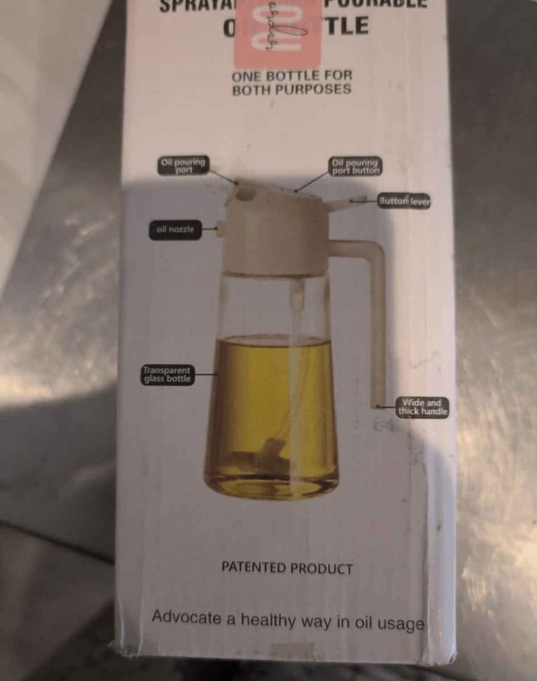 Spray and pour oil dispenser - new