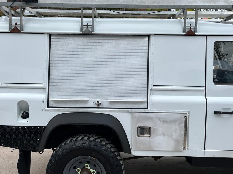2011 LAND ROVER DEFENDER 110 4X4 PICK-UP HARD TOP UTILITY WITH PTO DRIVEN WINCH