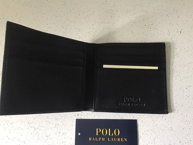 Black Ralph Lauren Polo wallet - Brand New