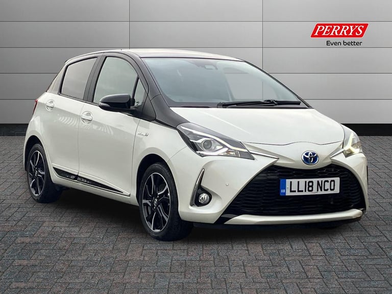 image for 2018 Toyota Yaris 1.5 Hybrid Red Bi-tone 5dr CVT Hatchback PETROL/ELECTRIC Automatic