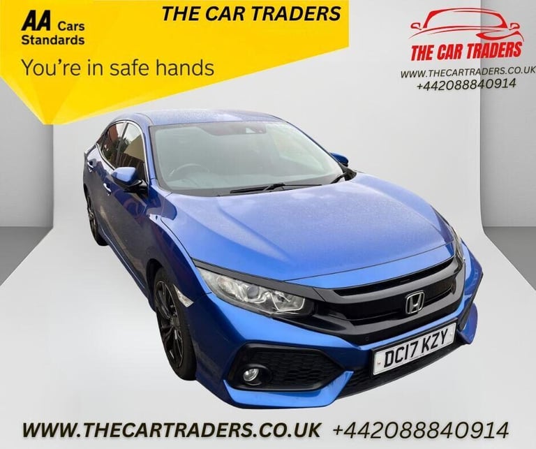 image for 2017 Honda Civic 1.0 VTEC Turbo SR Hatchback 5dr Petrol CVT Euro 6 (s/s) (129 ps) Hatchback Petro...