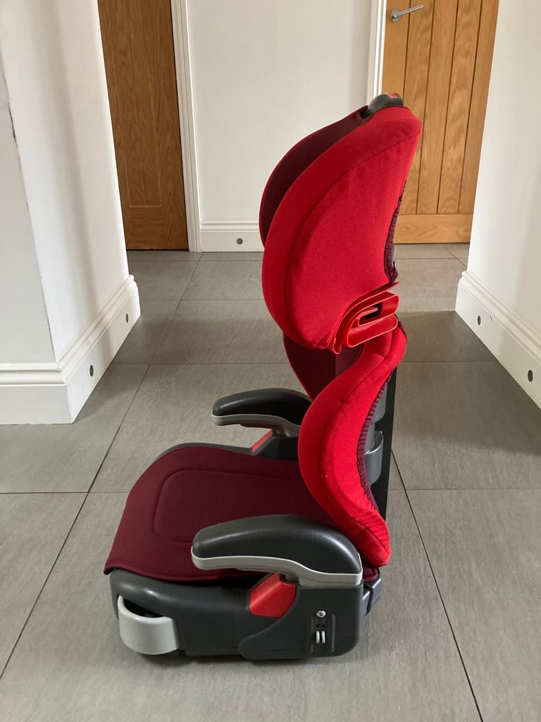 Graco Junior Maxi Lightweight High back Booster Seat, Group 2/3 Rare Chili Color