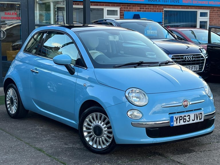 2013 Fiat 500 1.2 Lounge Hatchback 3dr Petrol Manual Euro 6 (s/s) (69 bhp) HATCHBACK Petrol Manual