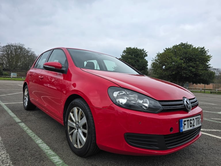 62 GOLF 1.6 TDI MATCH DIESEL 5 DOOR HATCHBACK RED