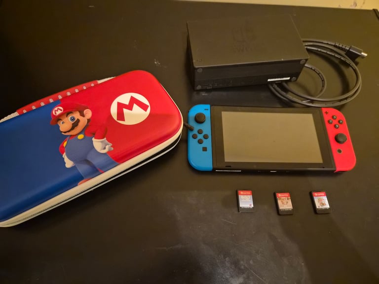 image for Nintendo switch with games 