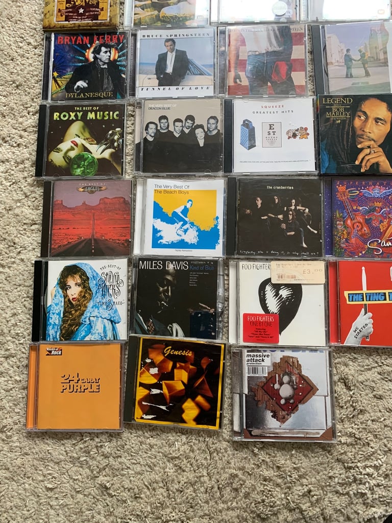 300 CD’s Rock,Blues, Jazz, Pop plus others 