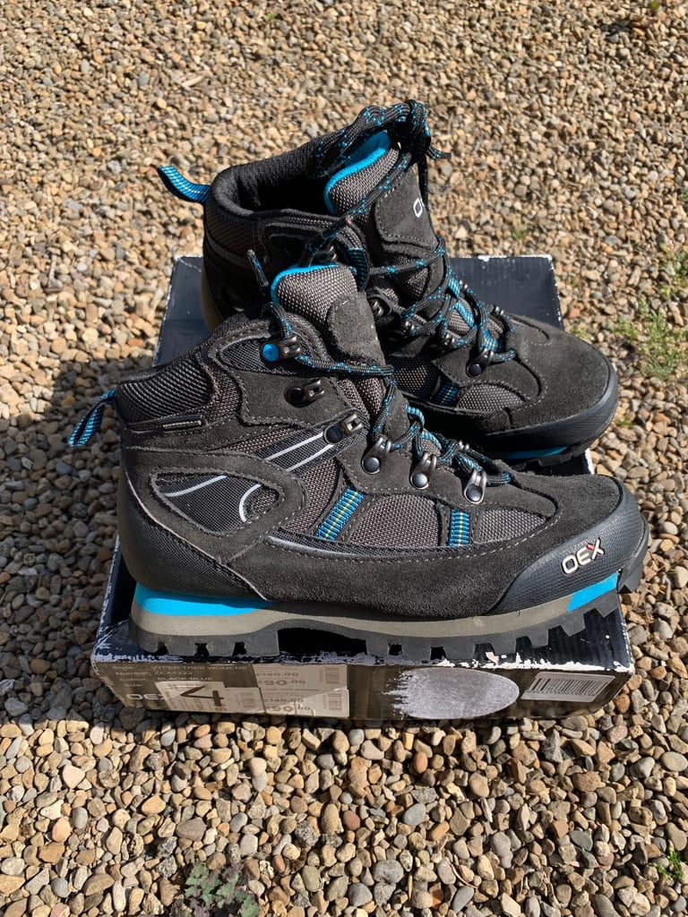 image for OEX Walking Boots size 4 (as new boxed)