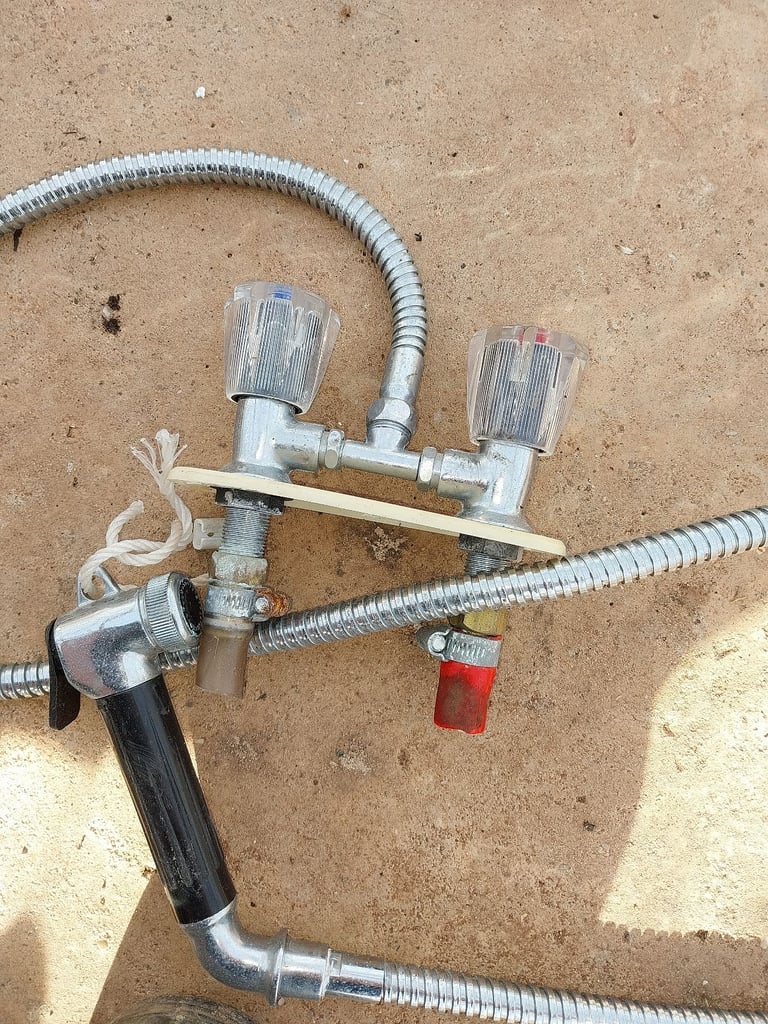 image for 90s caravan shower tap