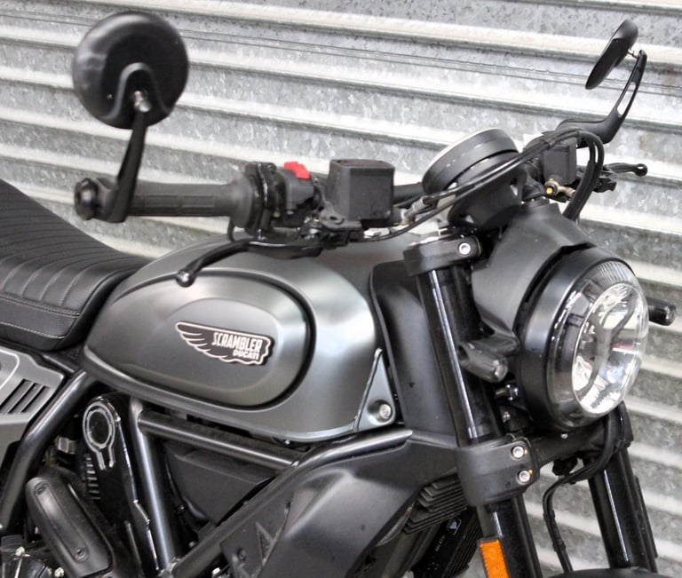 2022 22 DUCATI SCRAMBLER 800 NIGHT SHIFT ABS GREY ONLY 436 miles NEW MOT EURO 5