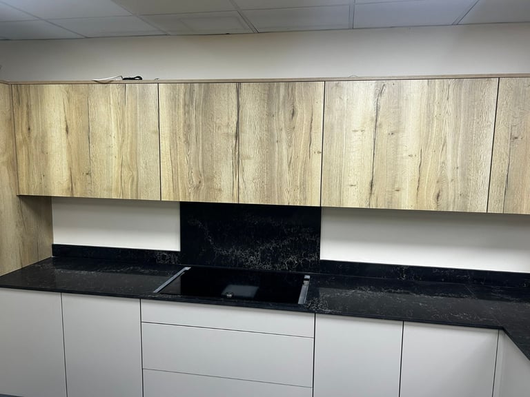Crown Imperial Halifax Oak & Stone ex display kitchen