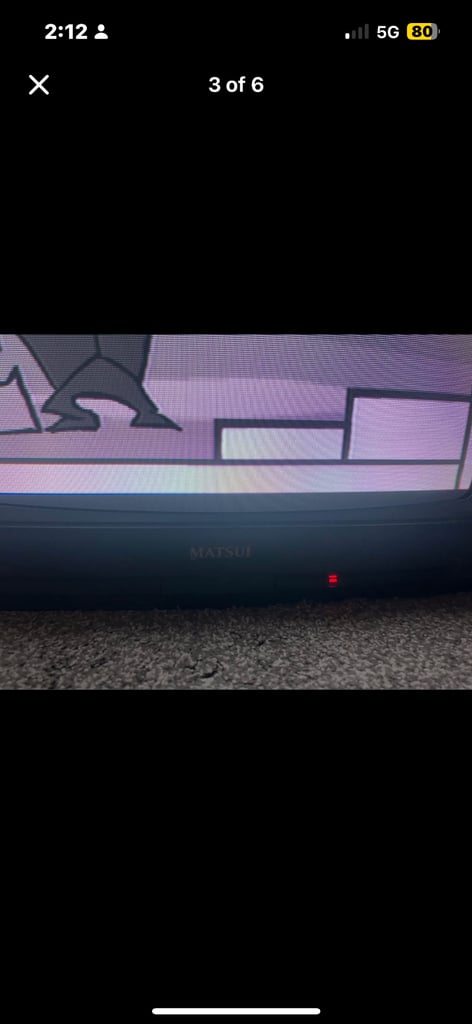 Matsui 21” crt retro gaming tv