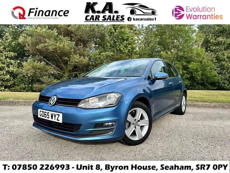 2015 Volkswagen Golf 1.6 TDI 105 Match 5dr DSG HATCHBACK Diesel Automatic