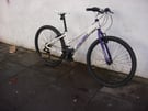 Mountain/ Commuter Bike by  Raleigh, White, Small Size, JUST SERVICED / CHEAP PRICE!!!!!!!