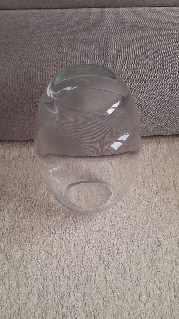 Krosno Poland Clear Glass Vase