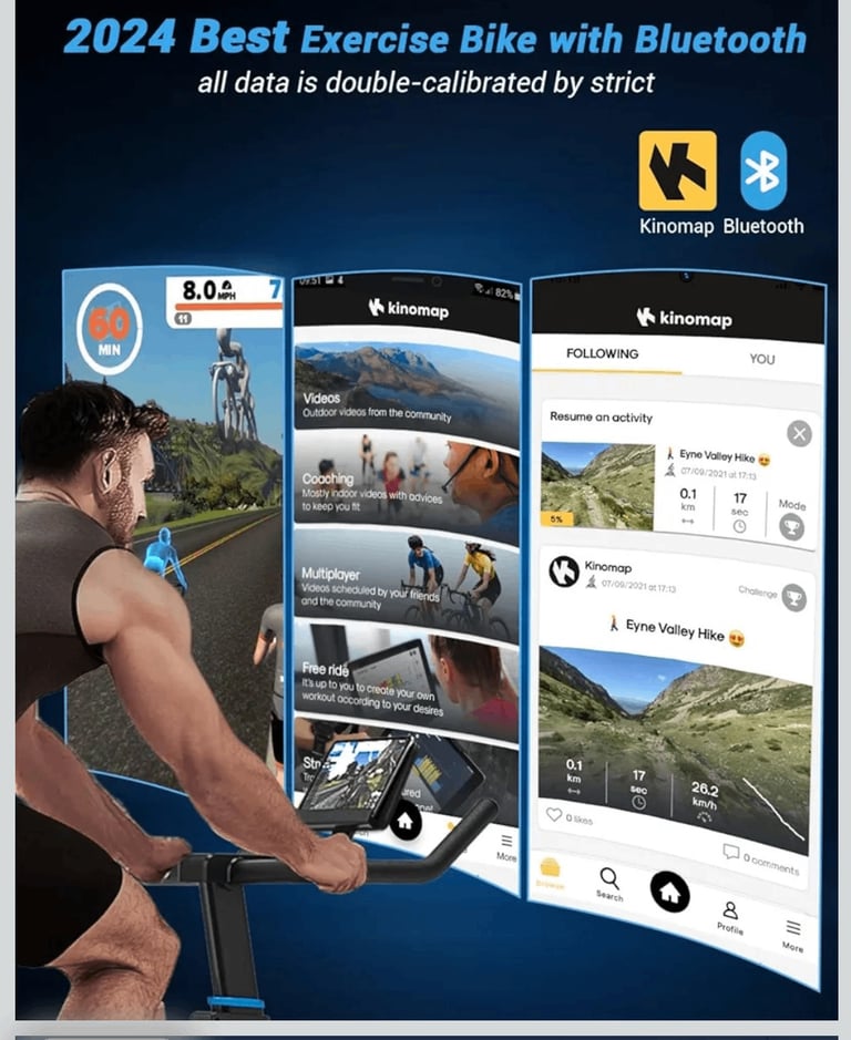 DMASUN Exercise Bike for Home Gym Use(Bluetooth)