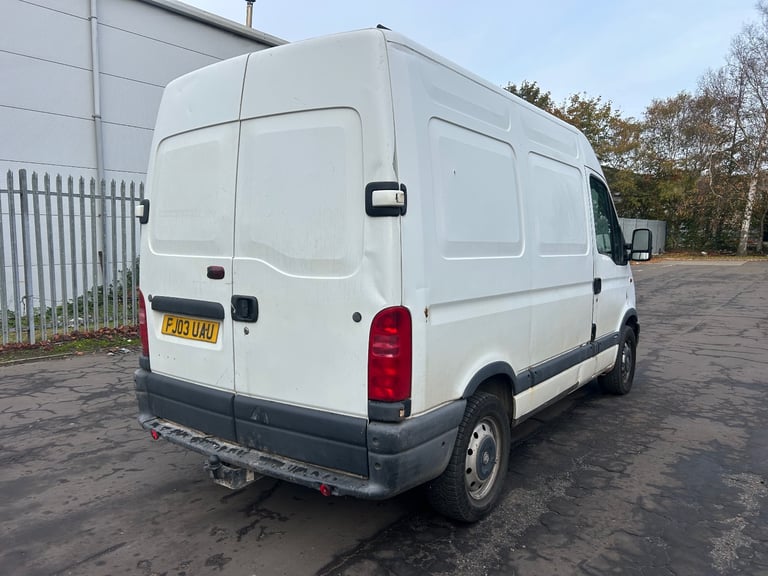 2003 Vauxhall movano 2.2dti mot may 2026