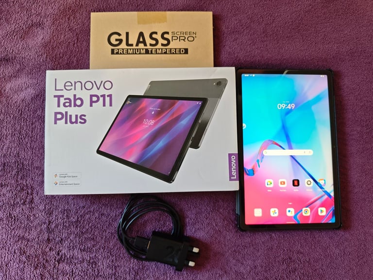 image for Lenovo Tab P11 Plus 11 Inch 2K Tablet – Slate Grey 6GB 128GB for sale.