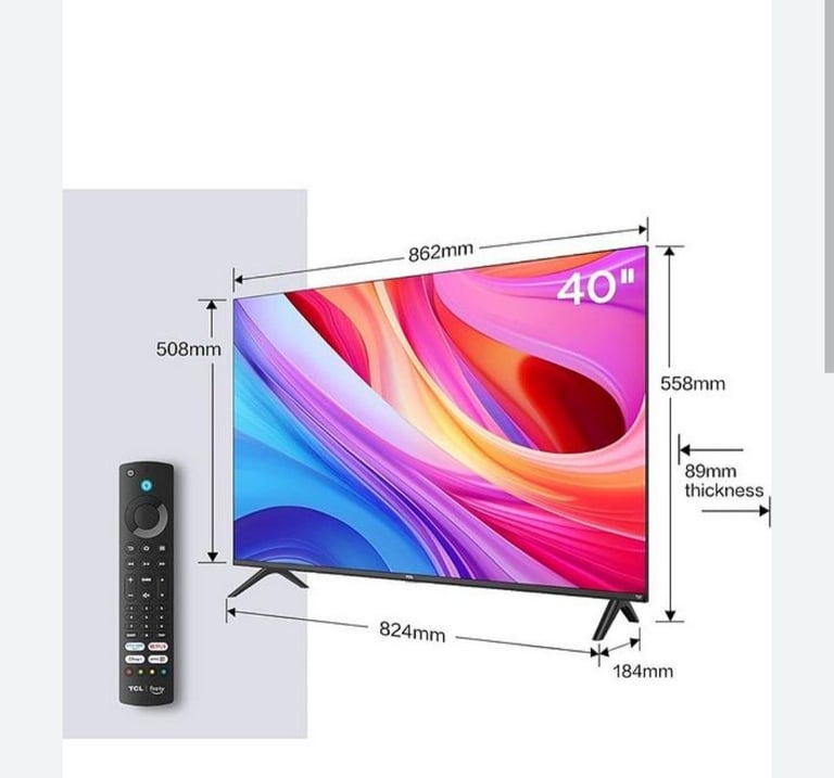 image for tcl 40 inch smart tv