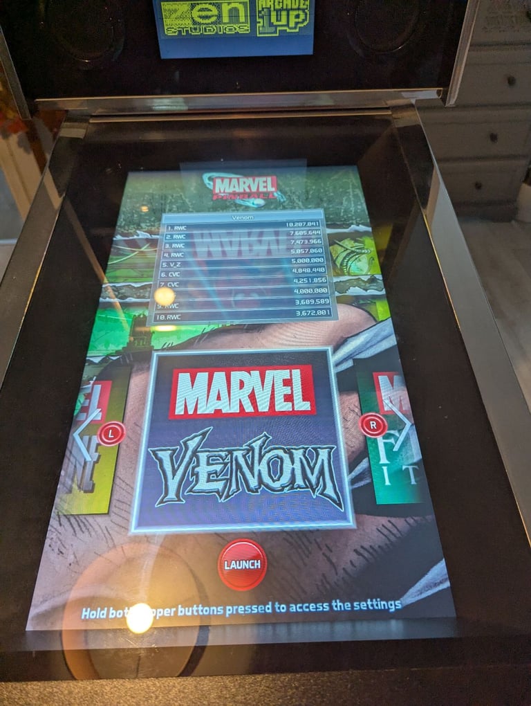 Marvel themed Digital Pinball machine - 10 boards