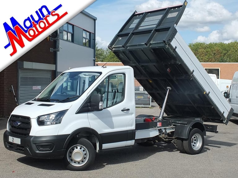 2021 Ford Transit T350 EcoBlue 130PS ‘Leader’ L2 DRW 1-Way TIPPER Euro 6
