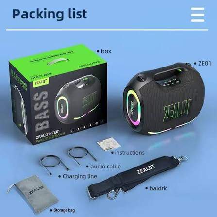 image for Zealot ZE01 Party Speaker 120W