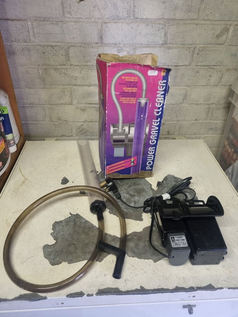 Mains powered aquarium gravel cleaner 